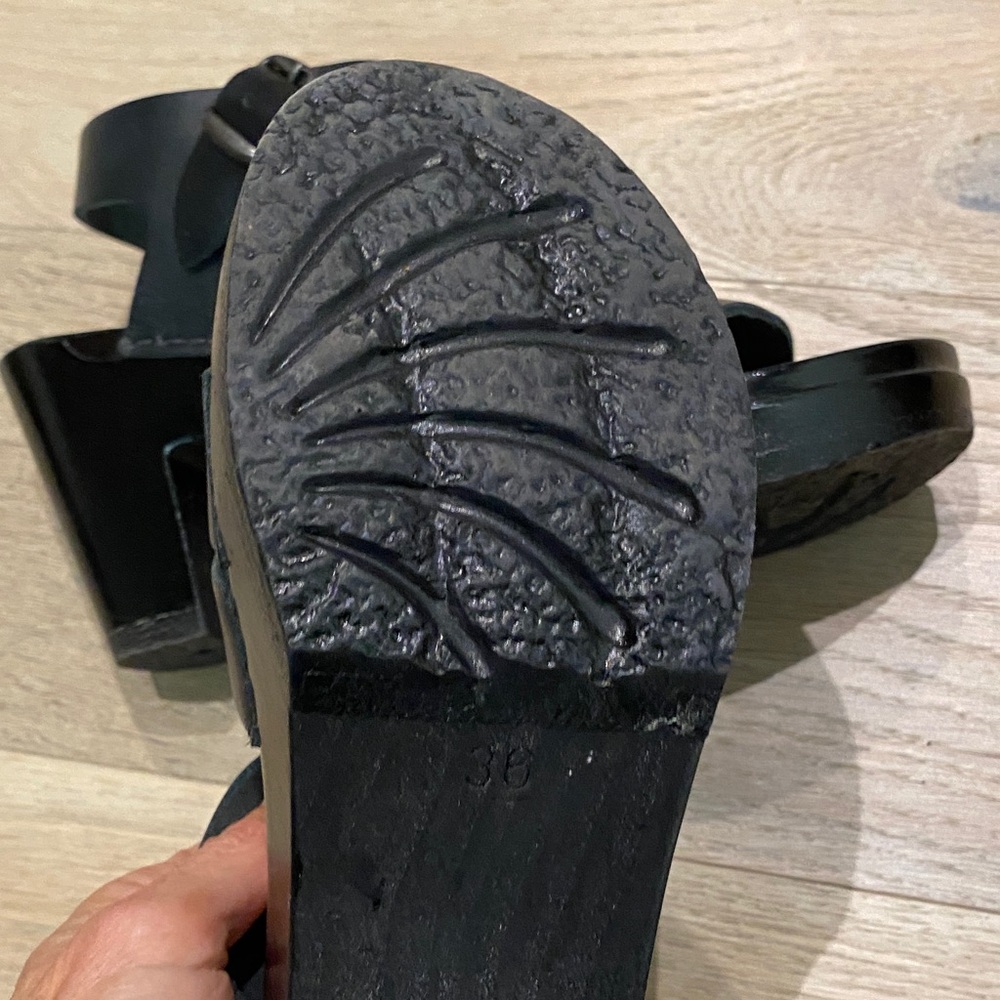 Sven Women's Black Sandals - Picture 4 of 4